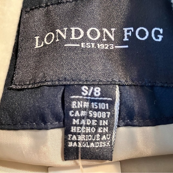 London Fog Half Zip Fleece Sweatshirt Jacket Child Size S/8 NWT - Picture 3 of 7